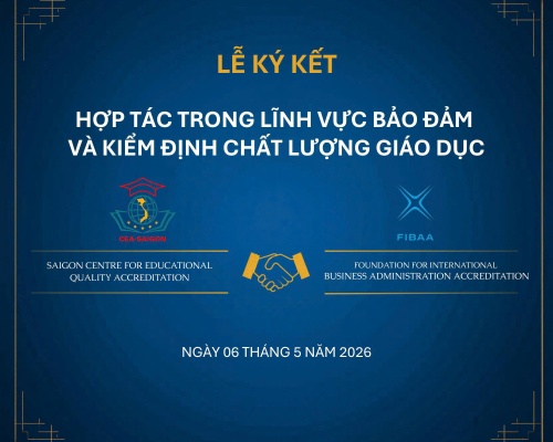 Lễ ký kết Biên bản ghi nhớ hợp tác (MoU) giữa CEA-SAIGON và FIBAA